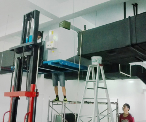 天水送风主管道杀菌消毒装置